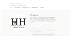 Desktop Screenshot of hopenhellerphd.com